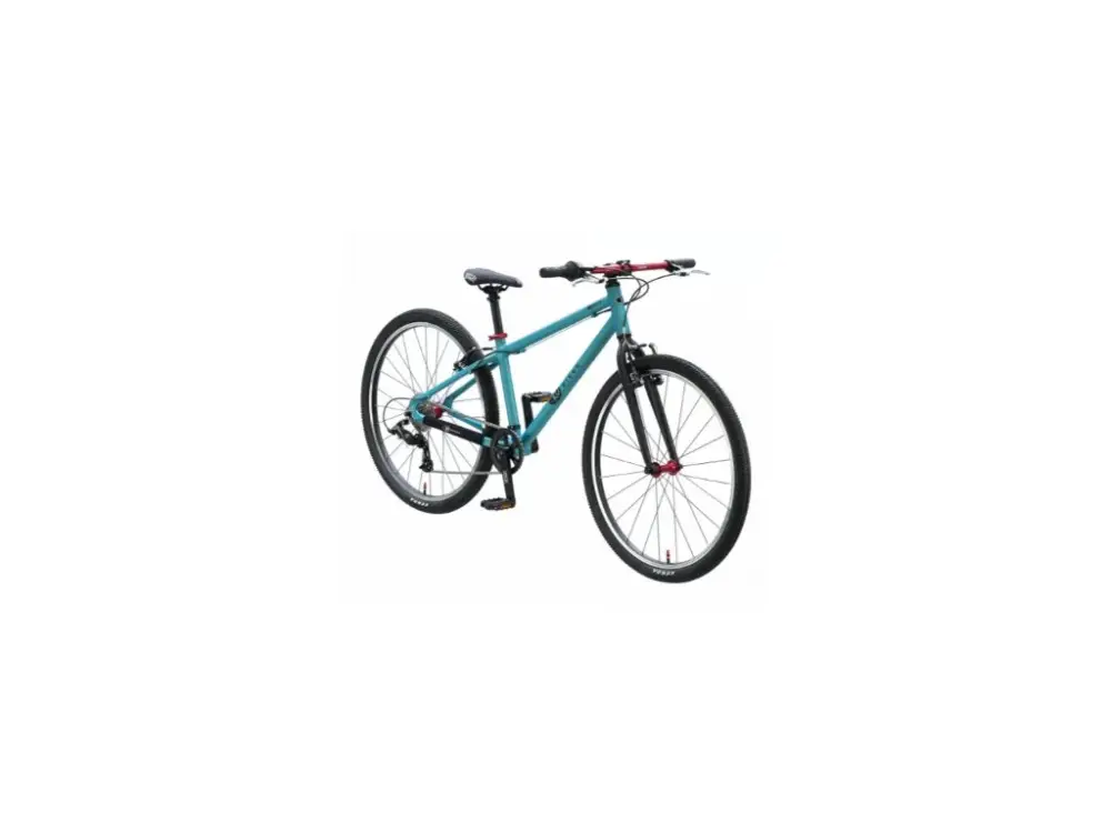 Pouze Dnes KUbikes 26 MTB - tyrkys / laser red, 9kg, lehké dětské kolo