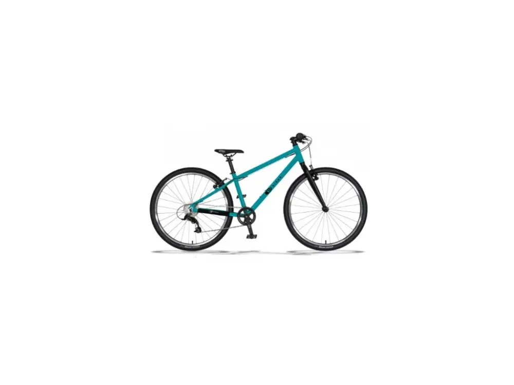 Vrácení Zdarma KUbikes 26 MTB - tyrkys se zlatými třpytkami, 9kg, lehké dětské kolo