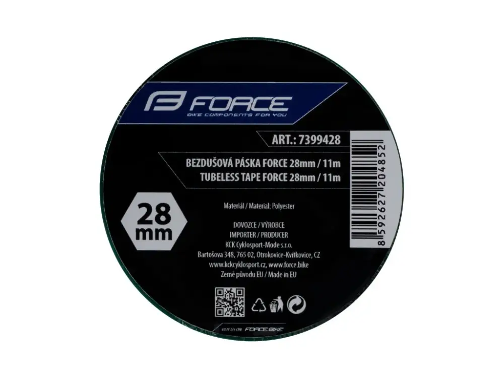 Výhodná Nabídka Páska bezdušová FORCE Tubeless lepicí 28mm x 11m