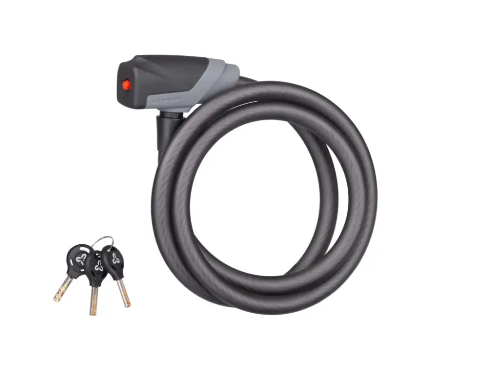 Značkový Zámek spirálový CTM TWIST, 12x1200mm