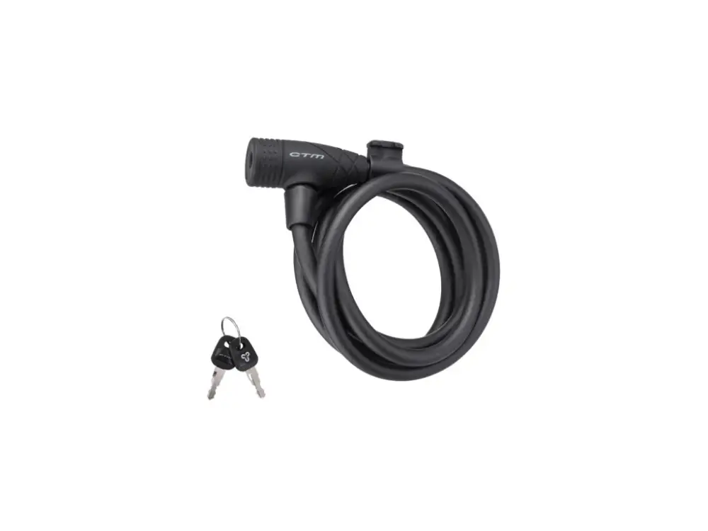 Finální Výprodej Zámek spirálový CTM CABLE, 10x1800mm