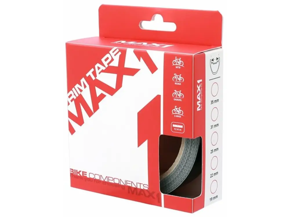 Ráfková páska MAX1 Tubeless 25 mm Aktuální