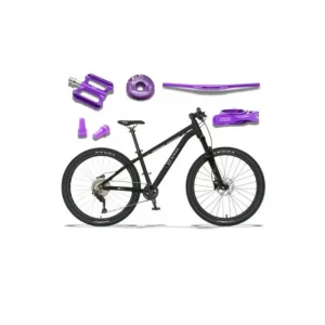 Levný KUbikes 26 Trail AIR - Black - laser Purple, lehké dětské kolo