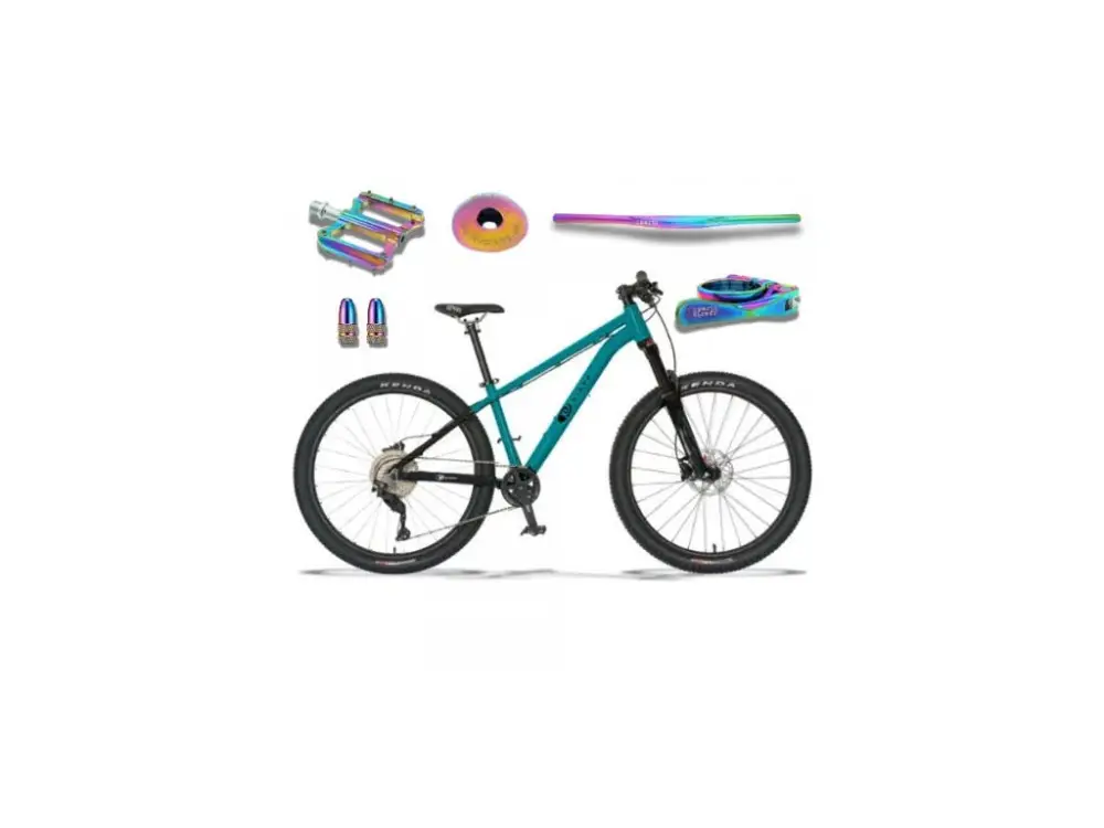KUbikes 26 Trail AIR - Tyrkys - laser Rainbow, lehké dětské kolo Novinka