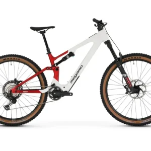 Megamo REASON AL 07 - White Red, Avinox M2S, 2027, celoodpružené elektrokolo Levný