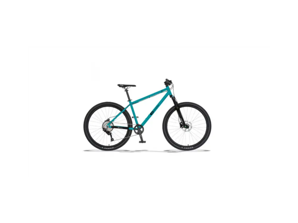 Originální Lehké dětské kolo KUbikes 27,5 M MTB Disc tyrkysové třpytky