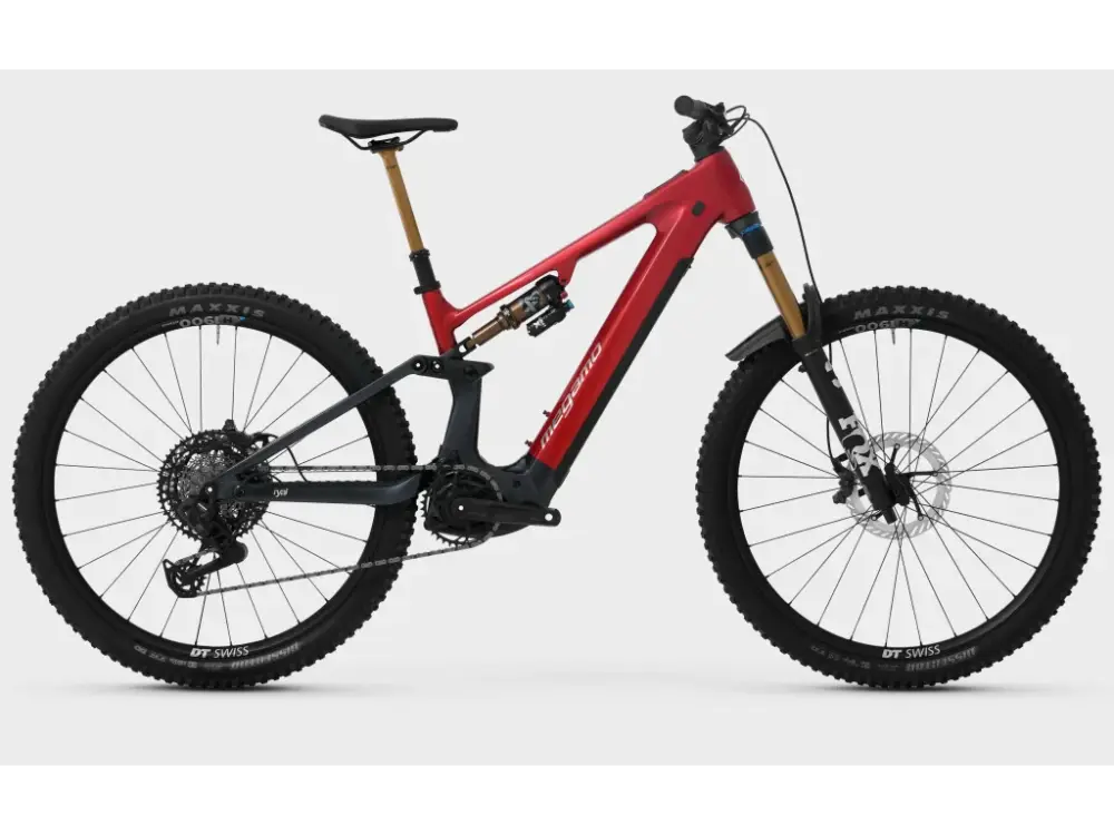 Megamo RYAL 03 AXS Red, Avinox M2S celoodpružené elektrokolo Horká Nabídka