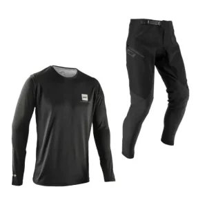 LEATT Ride Kit MTB Gravity 1.0 , Ghost Black, set kalhoty + dres Nakupujte Hned